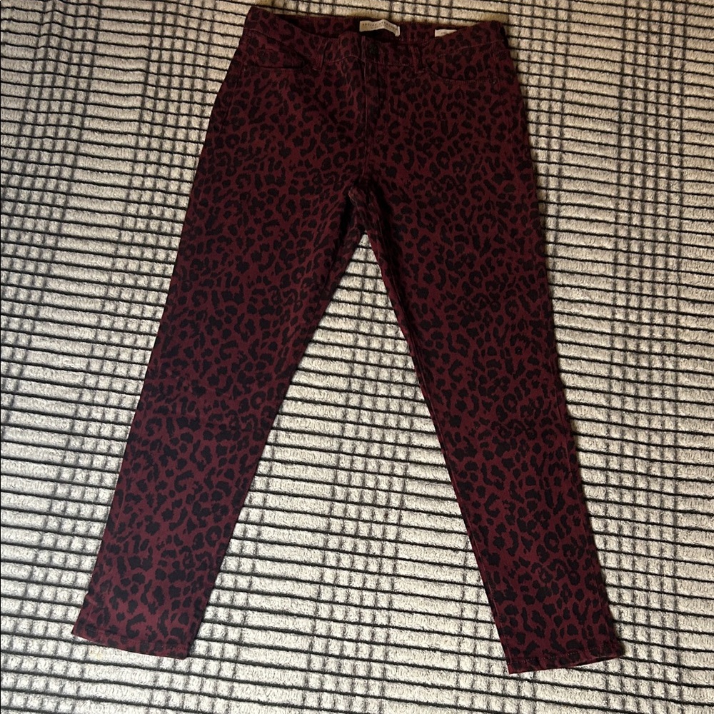 New Women’s Leopard Print Ankle Skinny Pants (8)